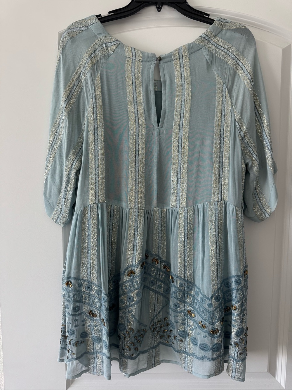 Anthropologie RAGA Rozelle Embroidered Tunic Size L - Picture 8 of 9